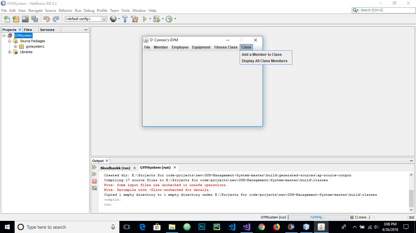 java projects with source code in netbeans
